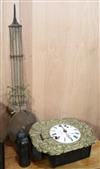 A French wall pendulum clock W.37cm                                                                                                    