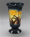 A William Moorcroft 'Reeds at Sunset' pattern vase designed by Philip Richardson, H 28cm                                               