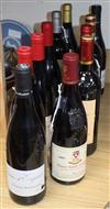 Eleven bottles of French red wines, mixed,                                                                                             