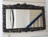 An 18th century style carved walnut rectangular wall mirror, width 84cm, height 56cm                                                                                                                                        