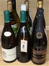 Champagne Gardet Brut Premier Cru and eight bottles of assorted white wines, etc.                                                      