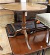 A George III mahogany tripod table W.75cm                                                                                              