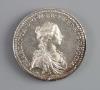 British Medals, George III: Queen Charlotte, Coronation 1761, the official silver medal, by Lorenz Natter, 34.5mm                                                                                                           