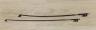 Two violin bows, signed Erich Steiner and Tourte, 73 cms long.                                                                                                                                                              