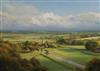 § Frank Wootton (1911-1978) Alfriston from the Downs 16 x 22in.                                                                        