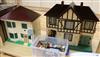 A 1930's Tri-Ang dolls' house. No. 61 and another unnamed smaller dolls' house,                                                        