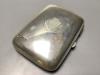 A late Victorian silver cigar case, Joseph Gloster, Birmingham, 1900, 12.1 cm, gross 5 oz.                                                                                                                                  