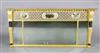 A Regency giltwood overmantel mirror, W.5ft 2.5in. H.2ft 3in.                                                                          