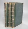 Winkle's Architectural and Picturesque Illustrations of Cathedral Churches ... new edition, 3 vols. pictorial engraved and printed titles, num. steel engraved plates, folded plans (etc.)                                  