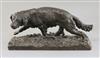 After Christopher Fratin. A bronze model of a retriever, 16in.                                                                         