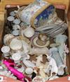 Two boxes of mixed ceramics etc                                                                                                        