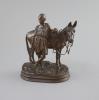 Alfred E. Dubucand (1828-1894) a bronze of a North African boy and donkey 18cm high                                                                                                                                         