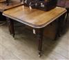 A Victorian extending dining table W.105cm unextended                                                                                  