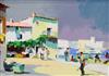 § Cecil Rochfort D'Oyly John (1906-1993) Mistral Time off French Coast, Cap D'Antibes 10 x 14in.                                       