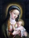 Follower of Francesco Albani (1578-1660) Madonna and child 14 x 11in.                                                                  