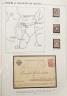 Imperial Russia stamps in two albums from 1878-1917 with 1913 Romanov set - 5 roubles mint and used, postal history TPO covers and cards, post offices in Turkey. Post Office in china 1907 3R.50. mint sheet of 25         