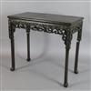 A 19th century Chinese hongmu small altar table, H. 78cm, W. 98cm, D. 45cm                                                             