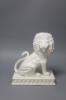 An Italian tin glazed pottery seated lion, height 25.5cm                                                                                                                                                                    