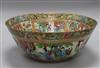 A Chinese Canton enamelled punch bowl                                                                                                  