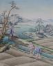 Chinese School, c.1800, gouache on paper, Rice farmers in a landscape, 45 x 37cm                                                                                                                                            