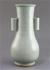 A Chinese celadon glazed arrow vase, H. 29cm                                                                                           