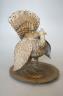 An ornate colonial Peruvian turkey censer, with cover, 28cm                                                                                                                                                                 