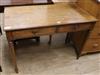 A Victorian mahogany side table W.102cm                                                                                                