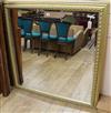 A large square gilt mirror W.122cm                                                                                                     