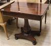 A Victorian rosewood side table W.76cm                                                                                                 