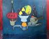 § Norman Kirkham R.G.I. (Scottish b.1936) Table top still life 28 x 36in.                                                              