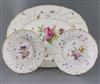 A Meissen 'Deutsche Blumen' sixty-four piece part dinner service, early 20th century,                                                  