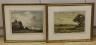 Arthur Douglas Peppercorn (1847-1924), watercolour, Landscape with tree, 25 x 35cm and a watercolour coastal scene by another hand, 26 x 35cm                                                                               