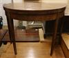 A George III mahogany card table W.95cm                                                                                                