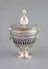 An early 20th century French silver two handled sugar bowl and cover, with Troytown Grand Steeplechase de Paris, 1919 inscription, see lot for related items                                                                