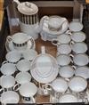A Wedgwood Susie Cooper 'Saturn' pattern coffee set and a 'Venetia' pattern service,                                                   