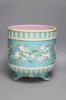 A George Jones majolica jardiniere 29cm                                                                                                                                                                                     