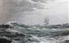 § Montague Dawson (1890-1973) Clipper ship at sea 28 x 45.5in.