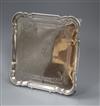 A George V silver salver, Sheffield, 1932, 19 oz.                                                                                      