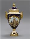 A Coalport Marriage of Prince & Princess of Wales commemorative vase, limited edition 38/100 height 24.5cm                             