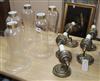 A set of five Charles Edwards wall storm lanterns                                                                                      