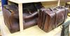A large Gladstone bag and a Doctor's bag Doctor's bag W.59cm x H.36cm x D.24cm                                                         
