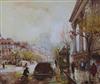 B Kovac, Parisian scene, oil on canvas, signed, 50 x 60cm.                                                                             