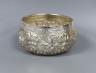 An Indian embossed white metal bowl, diameter 11.2cm, 4.5oz.                                                                                                                                                                