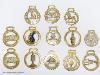 A collection of horse brasses                                                                                                                                                                                               