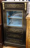 A marble top cabinet W.68cm                                                                                                            