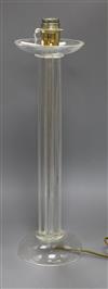 A Murano glass lamp height 54.5cm                                                                                                      