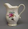 A Derby moulded jug, painted with flowers in manner of Edward Withers, c.1772, height 12cm                                                                                                                                  