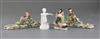 A group of Minton bone china figures, c.1825-45, largest 21.5cm, some damage                                                           