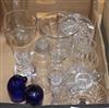 A quantity of glassware                                                                                                                