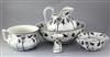 A Weymss five piece Earlshall pattern wash set, basin diameter 39.5cm                                                                  